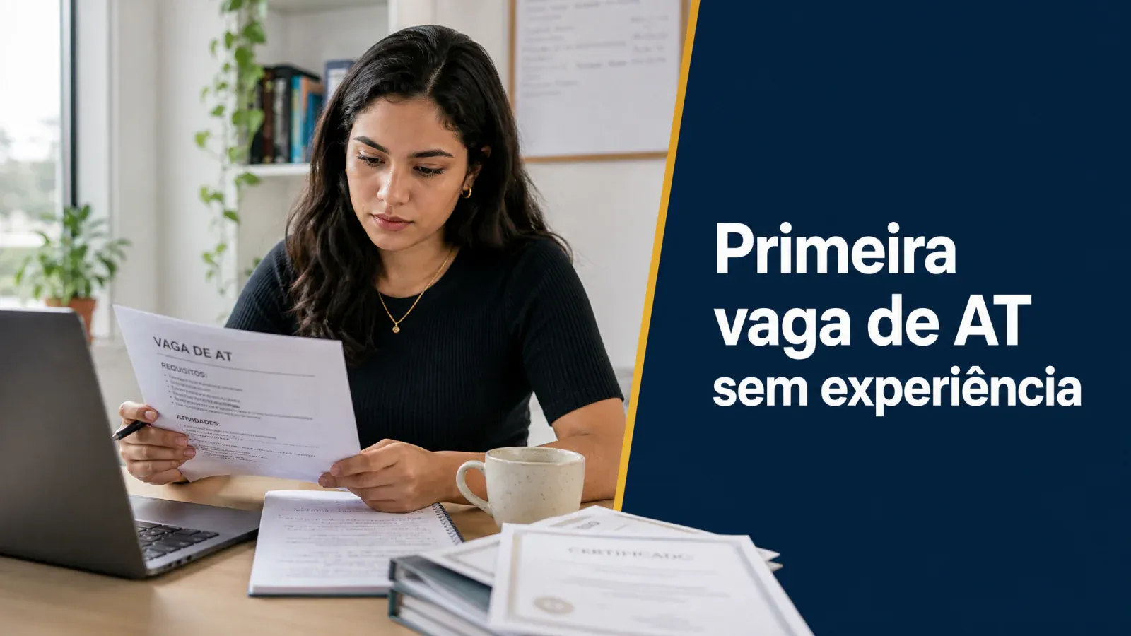 Primeira vaga de AT sem experiência
