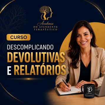 Capa — Devolutivas e Relatórios Descomplicados
